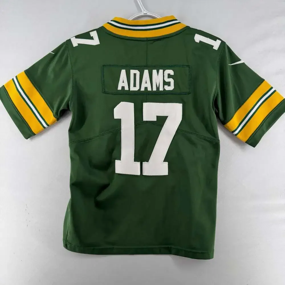 1234 YS Nike Green Bay Packers Davante Adams #17 On Field Jersey